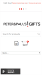 Mobile Screenshot of peterandpaulsgifts.com